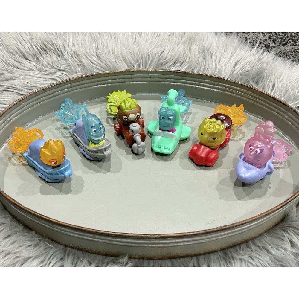 Elemental Launch Vehicles 2023 McDonald's Happy‎ Meal Toys Bundle Of 6